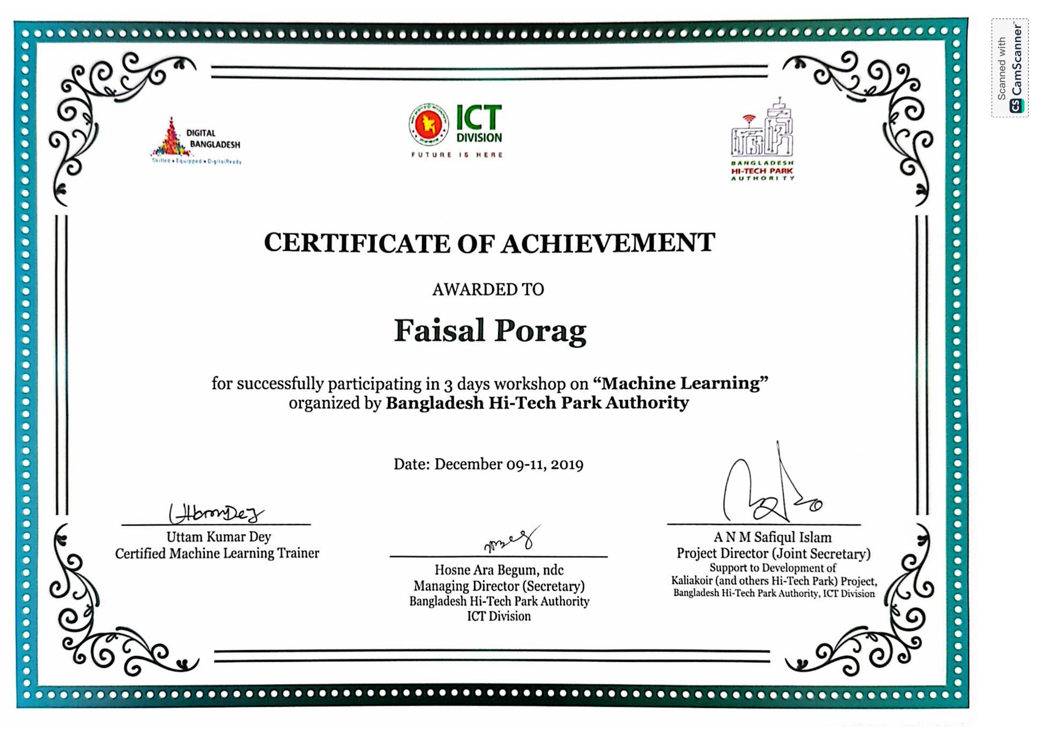 ICT Certificate